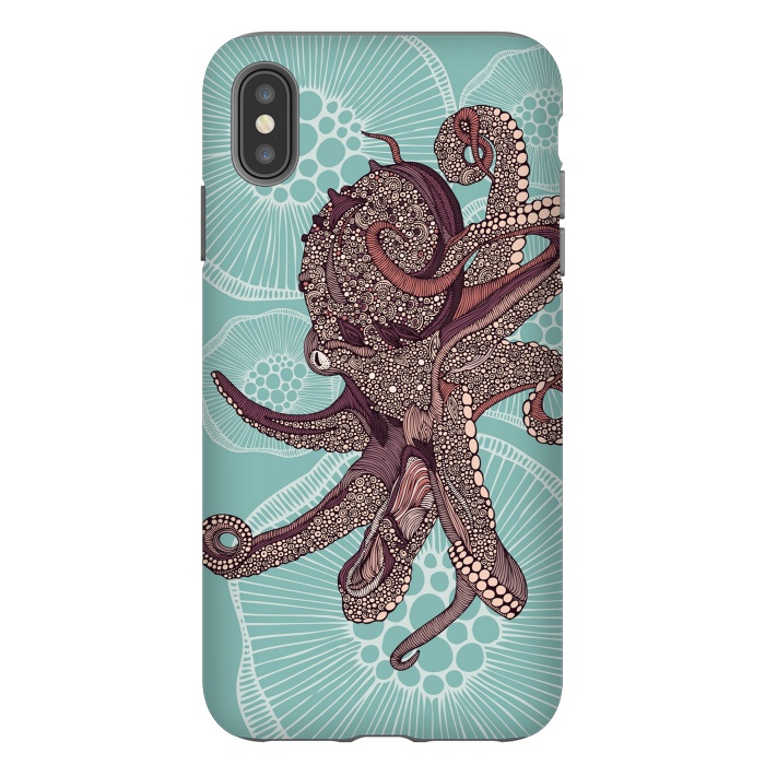 iPhone Xs Max StrongFit Octopus by Valentina Harper