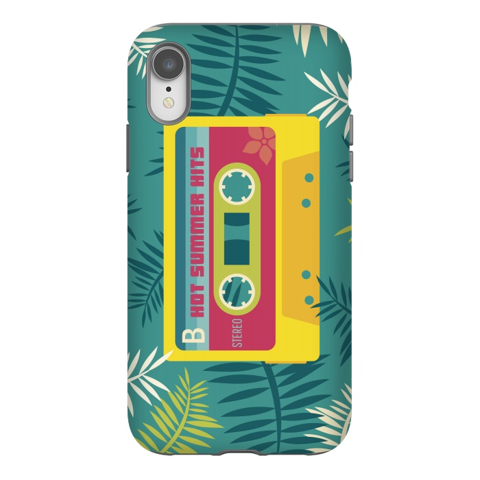 iPhone Xr StrongFit Hot Summer Retro Tape by Dellán