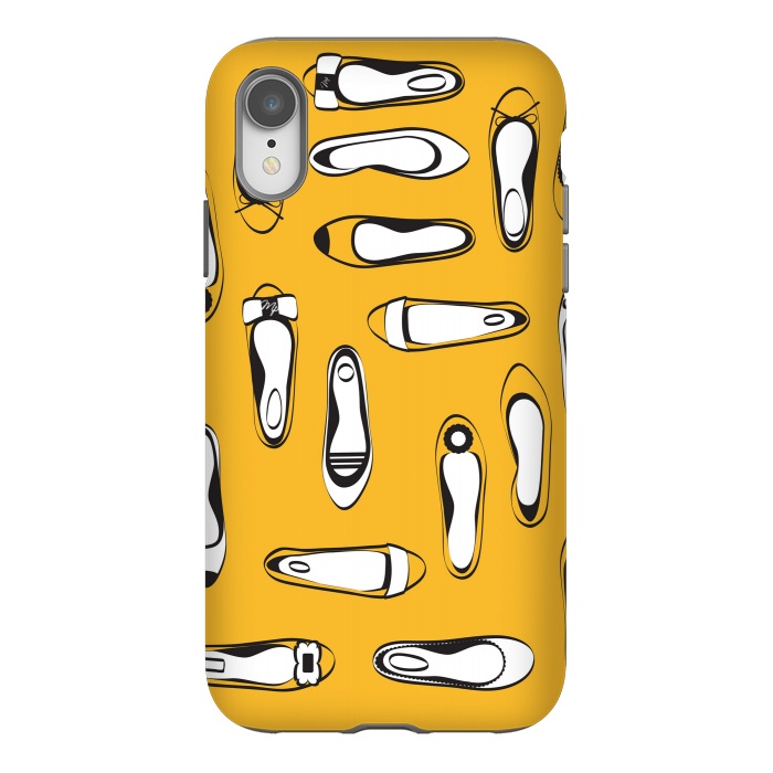 iPhone Xr StrongFit Yellow Ballerinas by Martina