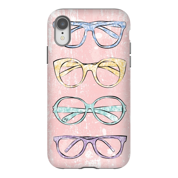 iPhone Xr StrongFit Funky Glasses by Martina