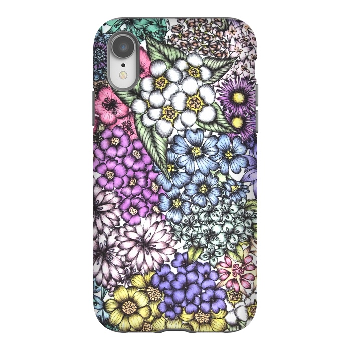 iPhone Xr StrongFit A Bevy of Blossoms by ECMazur 