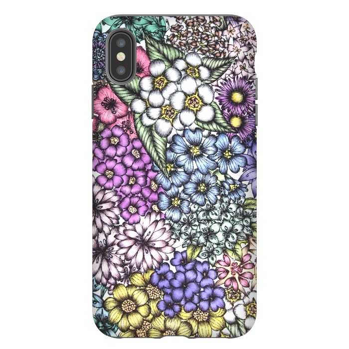 iPhone Xs Max StrongFit A Bevy of Blossoms by ECMazur 