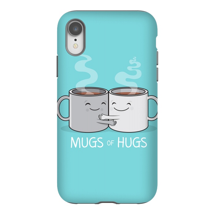 iPhone Xr StrongFit Mugs of Hugs by Wotto