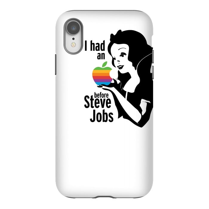 iPhone Xr StrongFit Snow White I Had An Apple by Alisterny