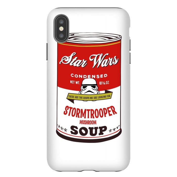 iPhone Xs Max StrongFit Star Wars Campbells Soup Stormtrooper by Alisterny