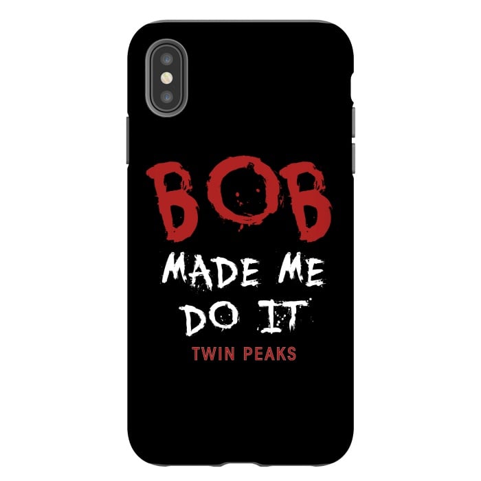 iPhone Xs Max StrongFit Twin Peaks Bob Made Me Do It by Alisterny