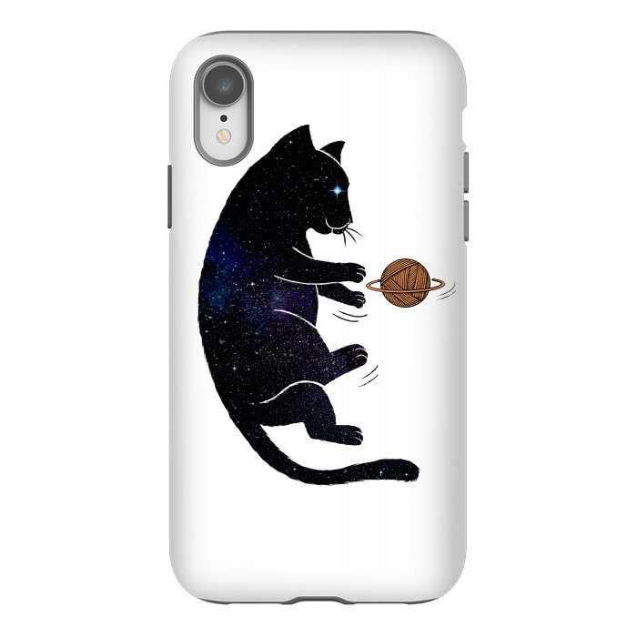 iPhone Xr StrongFit Cat Universe by Coffee Man