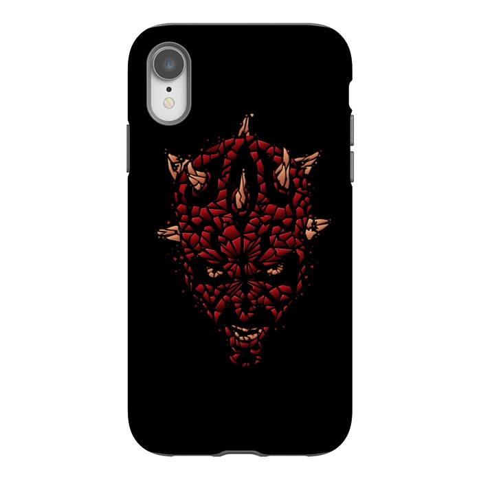 iPhone Xr StrongFit SHATTERED EVIL by SKULLPY