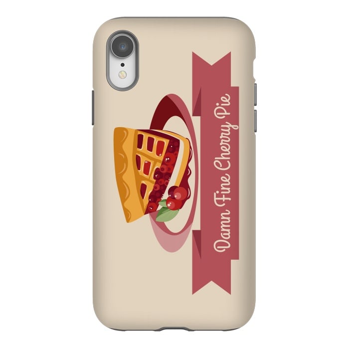 iPhone Xr StrongFit Twin Peaks Cherry Pie by Alisterny
