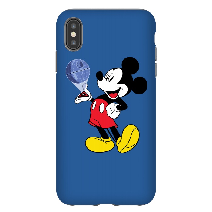 iPhone Xs Max StrongFit Mickey Mouse Death Star Plans Star Wars by Alisterny