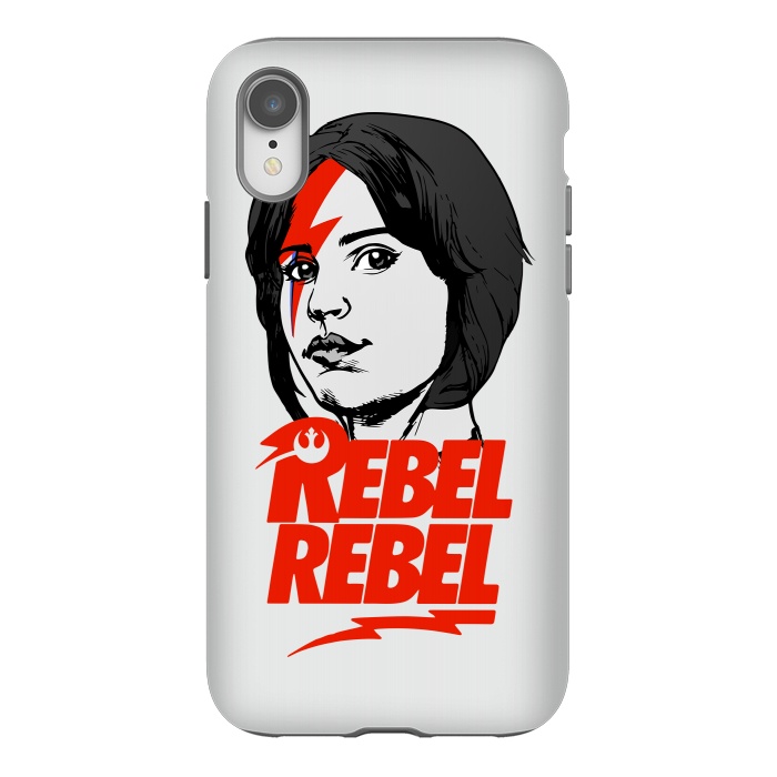 iPhone Xr StrongFit Rebel Rebel Jyn Erso David Bowie Star Wars Rogue One  by Alisterny