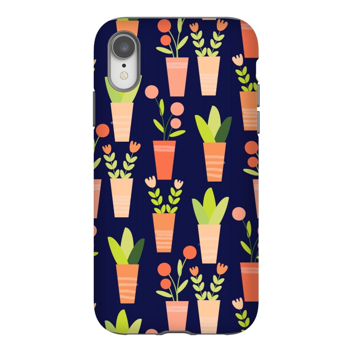 iPhone Xr StrongFit little garden by Edith May