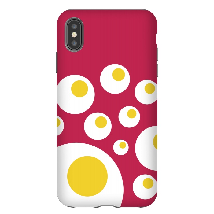 iPhone Xs Max StrongFit The Fried Eggs Rebellion by Dellán