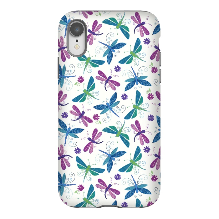 iPhone Xr StrongFit Dragonflies by TracyLucy Designs