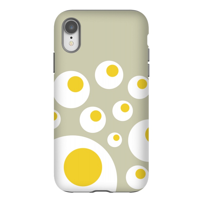 iPhone Xr StrongFit The Fried Eggs Rebellion II by Dellán