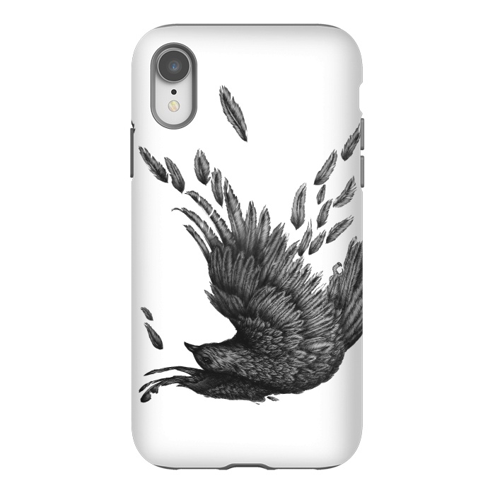 iPhone Xr StrongFit Raven Unravelled by ECMazur 