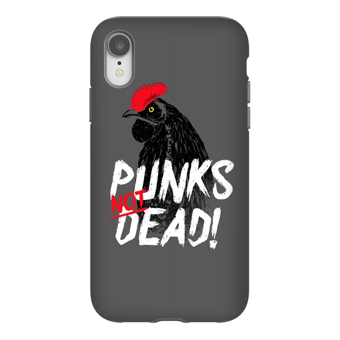 iPhone Xr StrongFit Punks not dead! by Mitxel Gonzalez