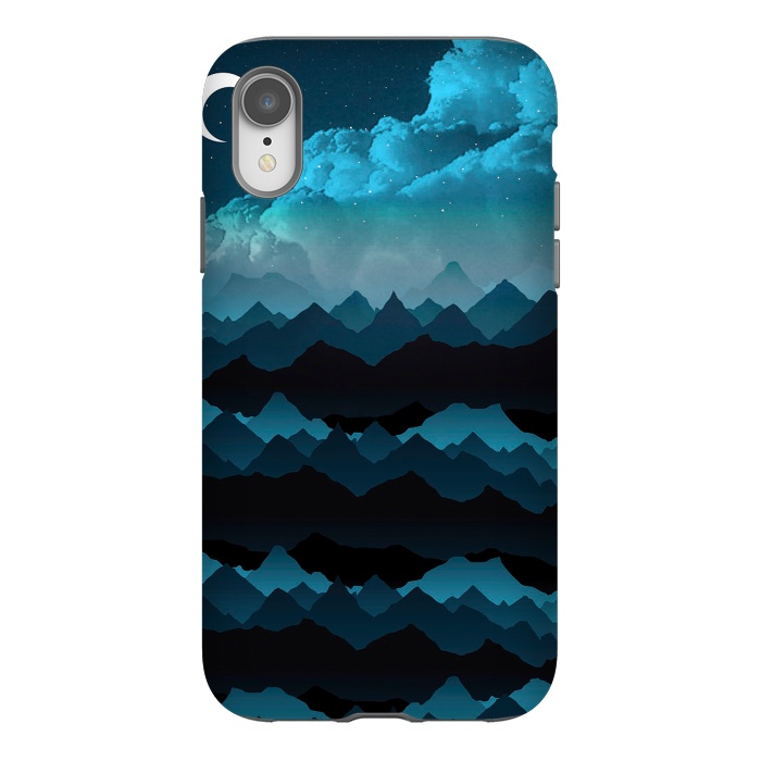 iPhone Xr StrongFit Midnight Blue by Elizabeth Dioquinto