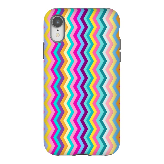 iPhone Xr StrongFit Zigzag by Elizabeth Dioquinto