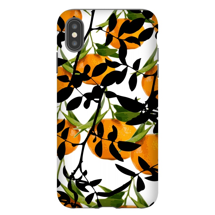 iPhone Xs Max StrongFit Hiding Oranges by Zala Farah