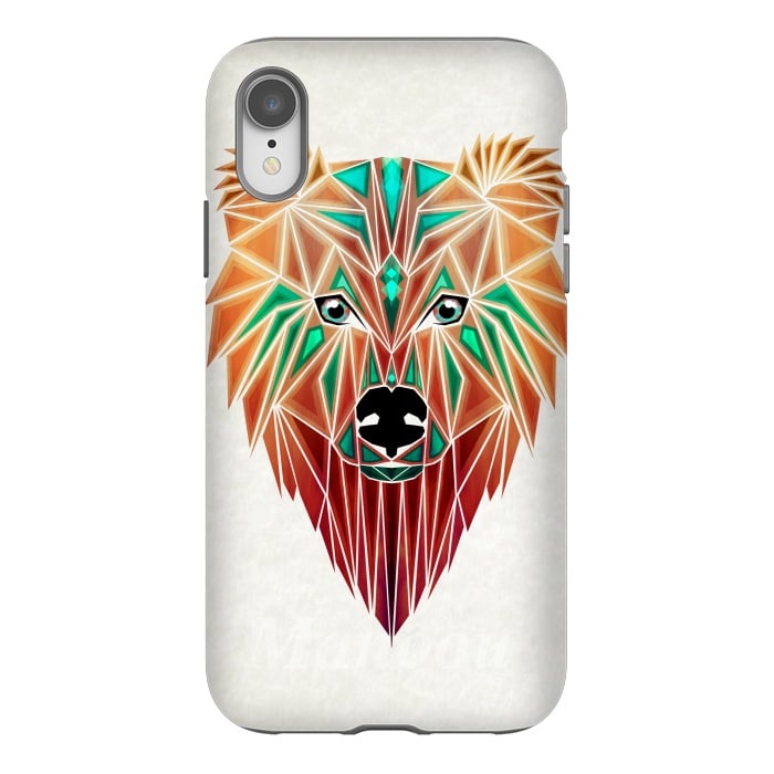 iPhone Xr StrongFit bear by Manoou