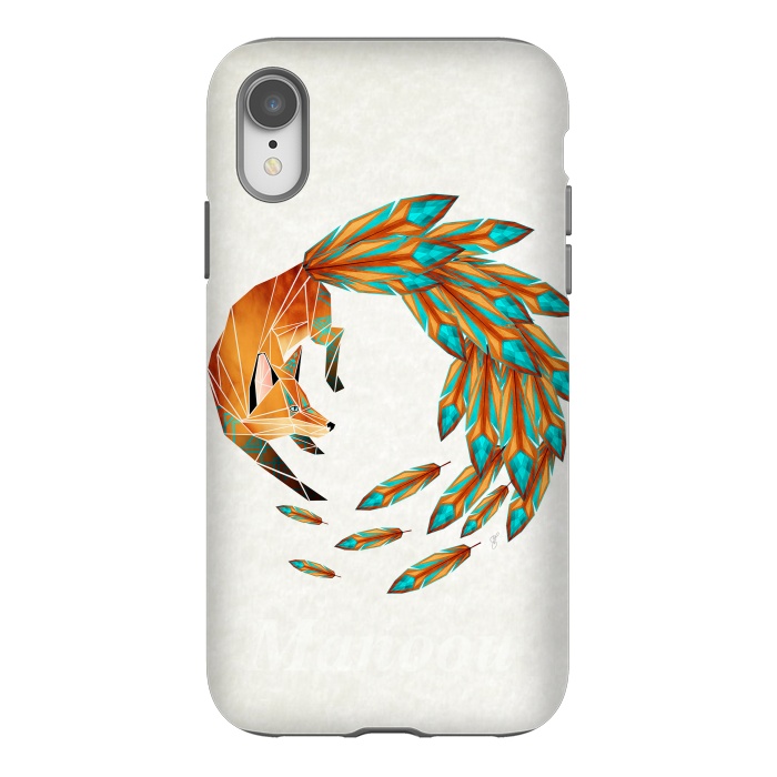 iPhone Xr StrongFit fox cercle by Manoou