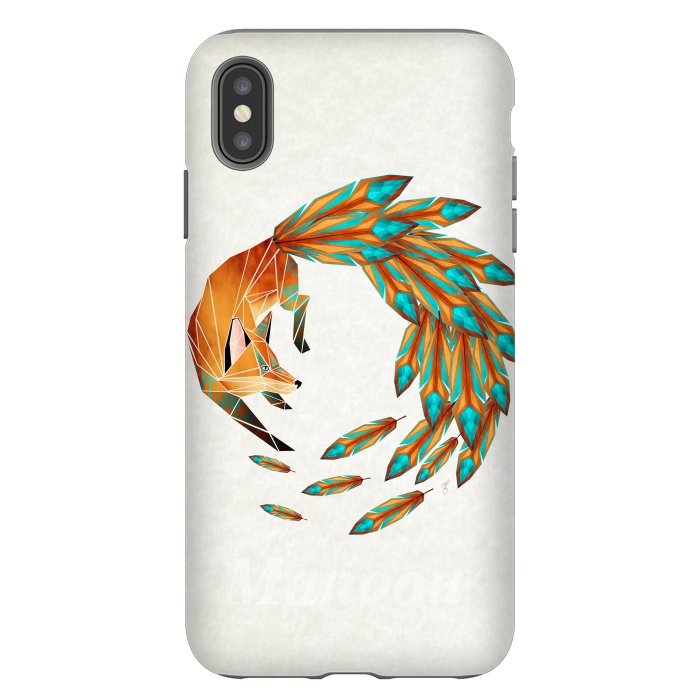 iPhone Xs Max StrongFit fox cercle by Manoou