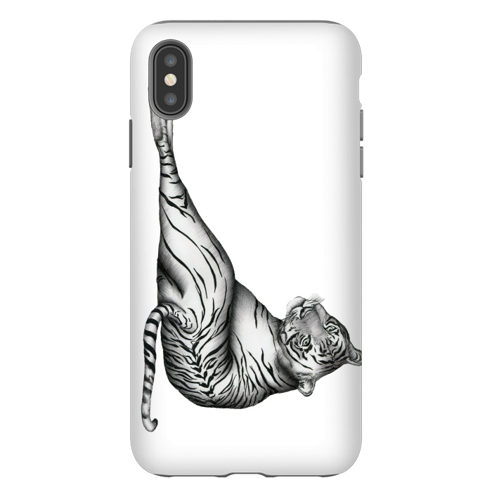 iPhone Xs Max StrongFit The Hunter | Tiger by ECMazur 