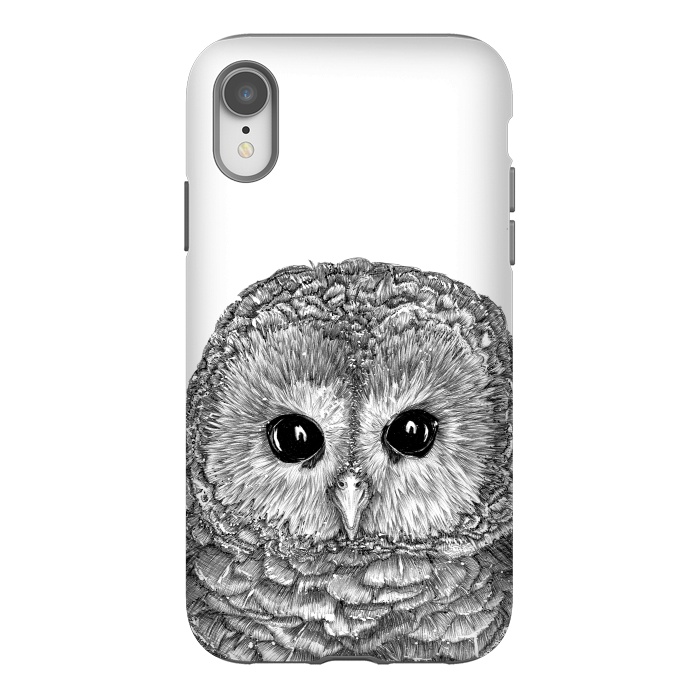 iPhone Xr StrongFit Tiny Owl by ECMazur 