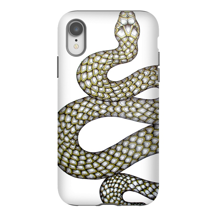 iPhone Xr StrongFit Snake's Charm by ECMazur 