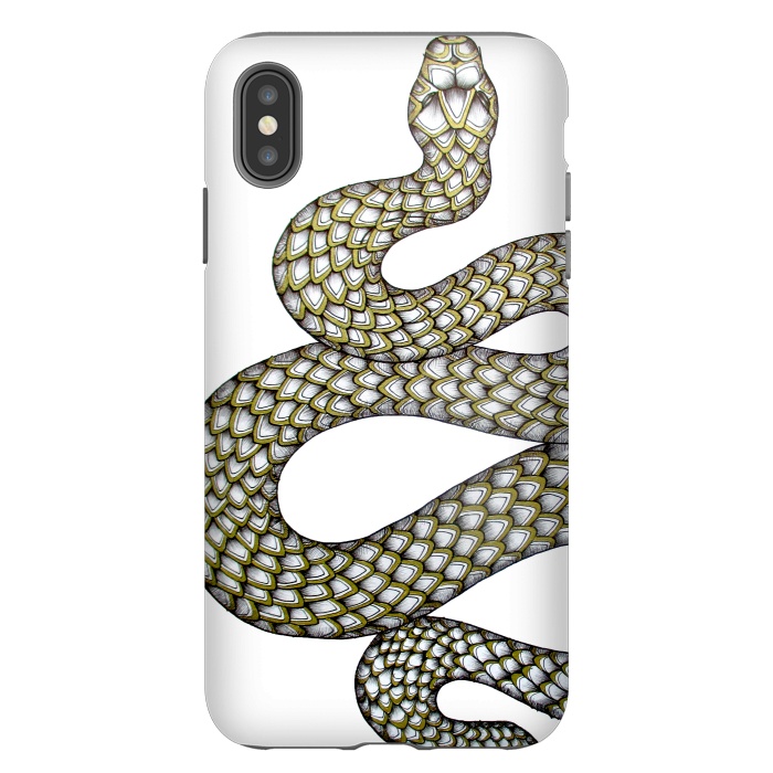 iPhone Xs Max StrongFit Snake's Charm by ECMazur 