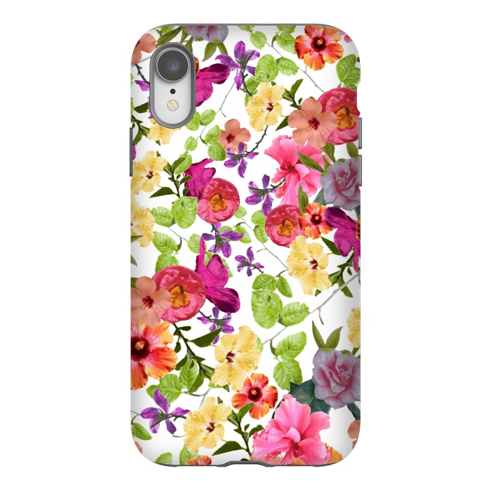 iPhone Xr StrongFit Zariya Flower Garden by Zala Farah