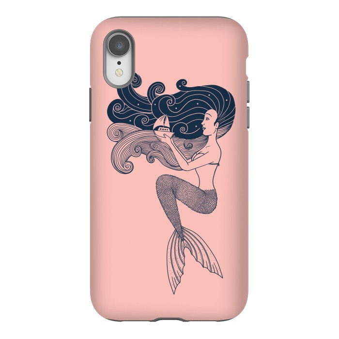 iPhone Xr StrongFit Mermaid Rose by Coffee Man