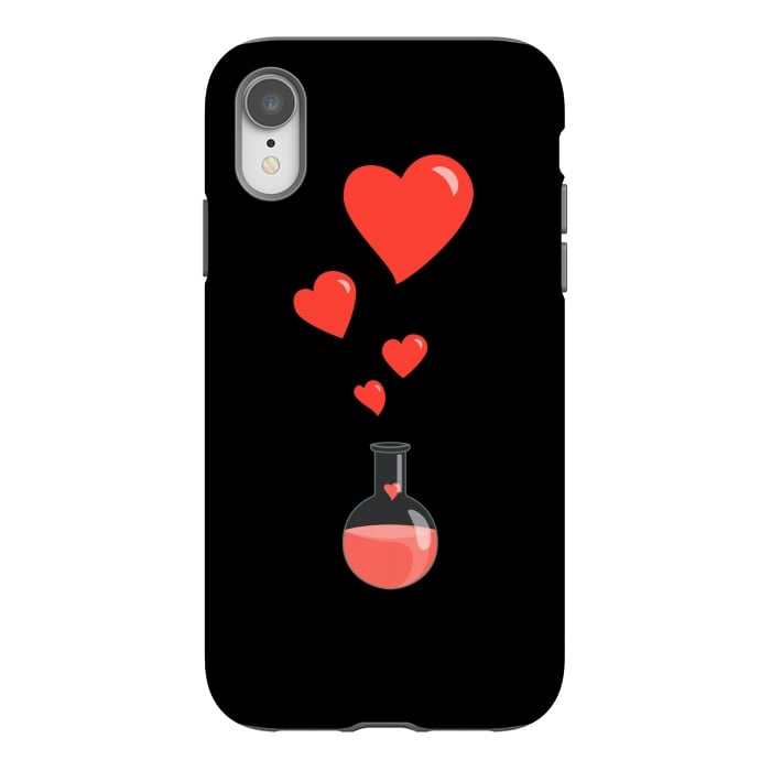 iPhone Xr StrongFit Flask Of Hearts Love Chemistry by Boriana Giormova