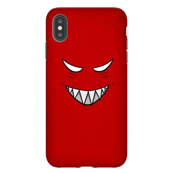 iPhone Xs Max StrongFit Evil Grinning Face by Boriana Giormova
