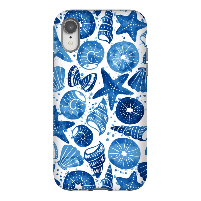 iPhone Xr StrongFit sea shells by Laura Grant