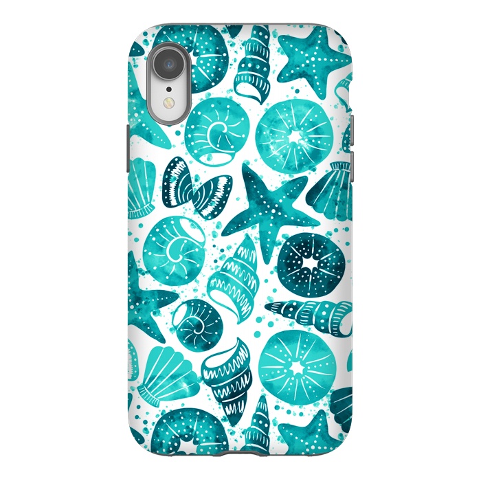 iPhone Xr StrongFit sea shells 2 by Laura Grant