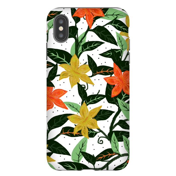 iPhone Xs Max StrongFit Tropical Rainforest by Uma Prabhakar Gokhale