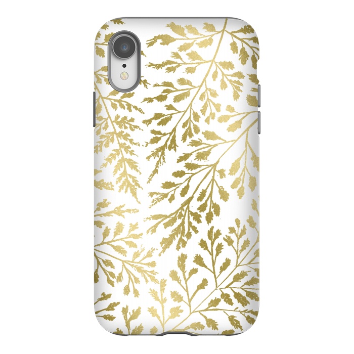 iPhone Xr StrongFit Foliage Gold by Caitlin Workman