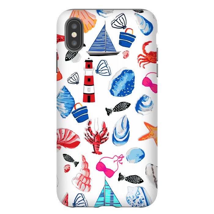 iPhone Xs Max StrongFit Beach Comber by MUKTA LATA BARUA