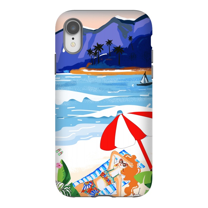 iPhone Xr StrongFit Beach Holiday 3 by MUKTA LATA BARUA