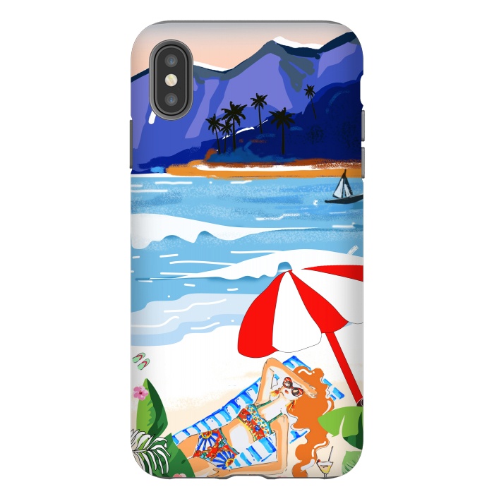 iPhone Xs Max StrongFit Beach Holiday 3 by MUKTA LATA BARUA