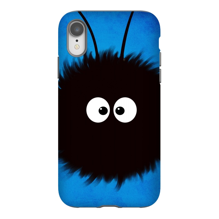 iPhone Xr StrongFit Blue Cute Dazzled Bug Character by Boriana Giormova