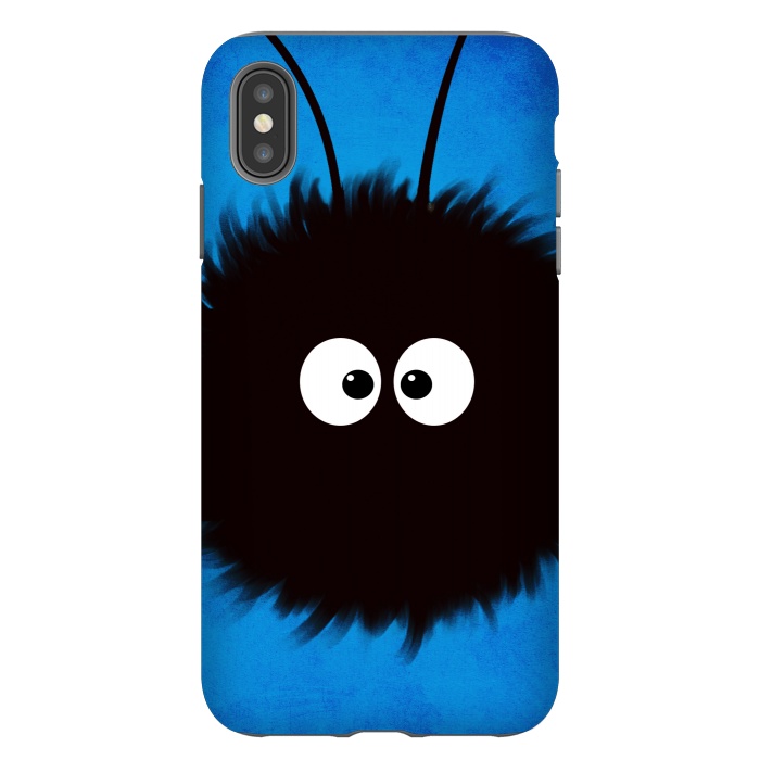 iPhone Xs Max StrongFit Blue Cute Dazzled Bug Character by Boriana Giormova
