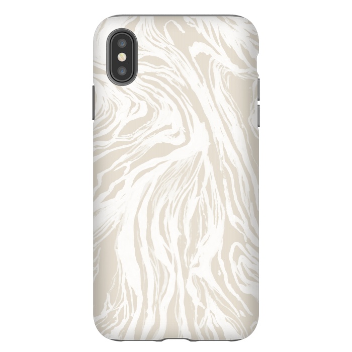 iPhone Xs Max StrongFit Nude Marble by Caitlin Workman