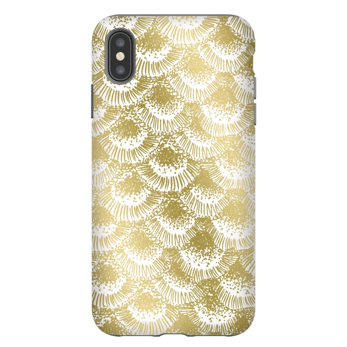 iPhone Xs Max StrongFit Organic Burst Gold by Caitlin Workman