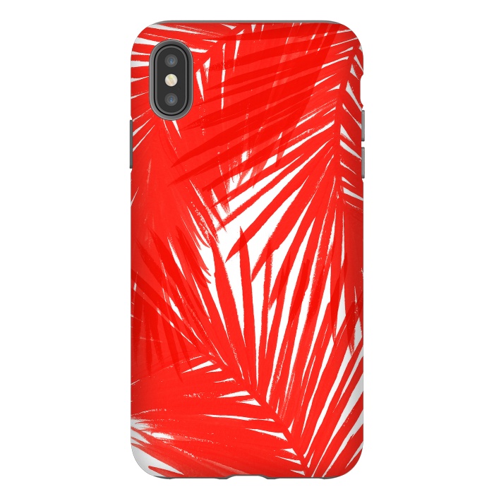 iPhone Xs Max StrongFit Red Palms by Caitlin Workman