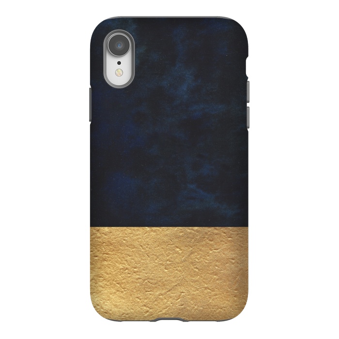 iPhone Xr StrongFit Velvet and Gold by Caitlin Workman
