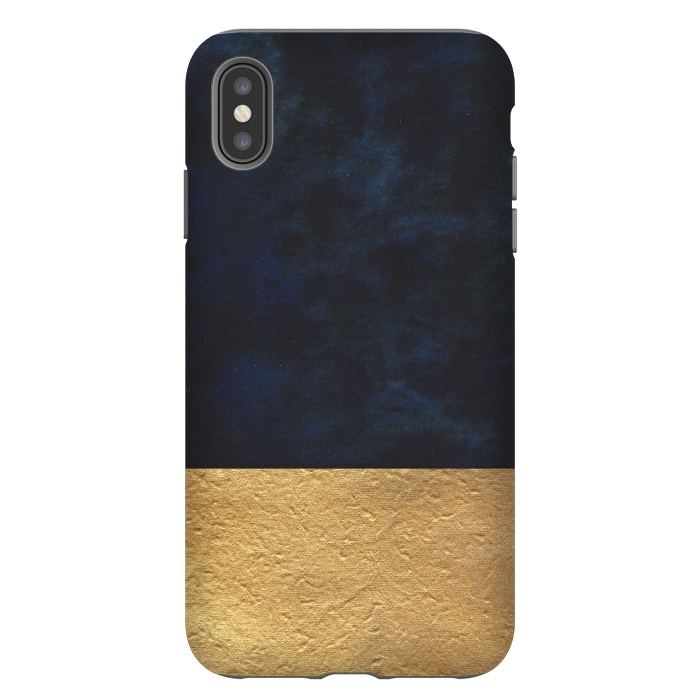 iPhone Xs Max StrongFit Velvet and Gold by Caitlin Workman