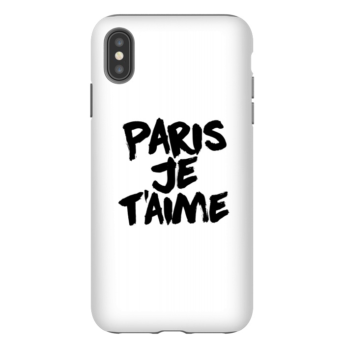 iPhone Xs Max StrongFit Paris, Je t'aime by Mitxel Gonzalez